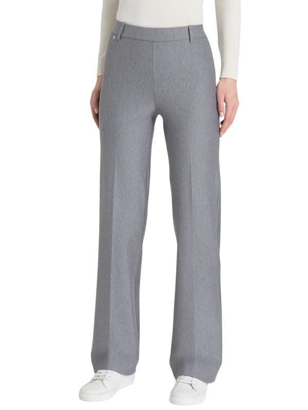 Wide pants compact Grigio Melange | Ragno Wide pants compact Grigio Melange | Ragno