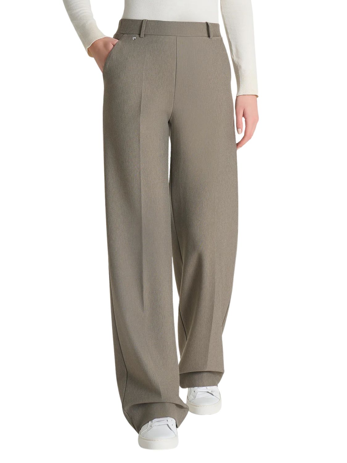 Palazzo pants compact Glace Melange | Ragno