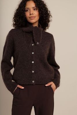 Bibi cardigan espresso | Studio Anneloes Bibi cardigan espresso | Studio Anneloes