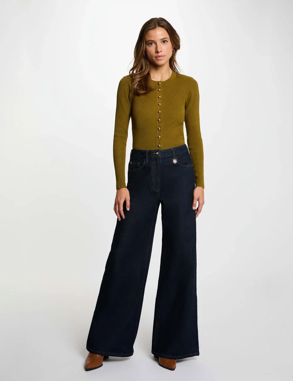 Pexa-2 jeans Dark Blue Extra Brut | Morgan Pexa-2 jeans Dark Blue Extra Brut | Morgan