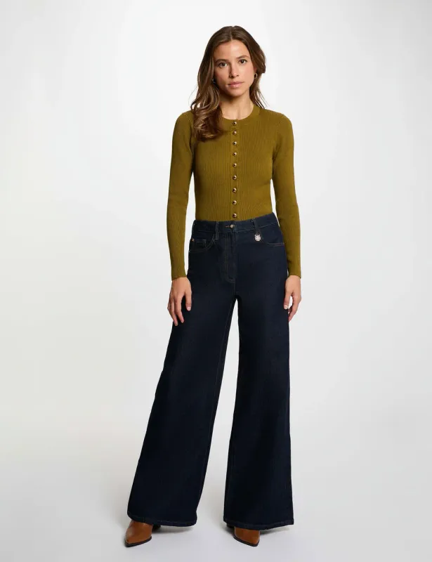 Pexa-2 jeans Dark Blue Extra Brut | Morgan Pexa-2 jeans Dark Blue Extra Brut | Morgan