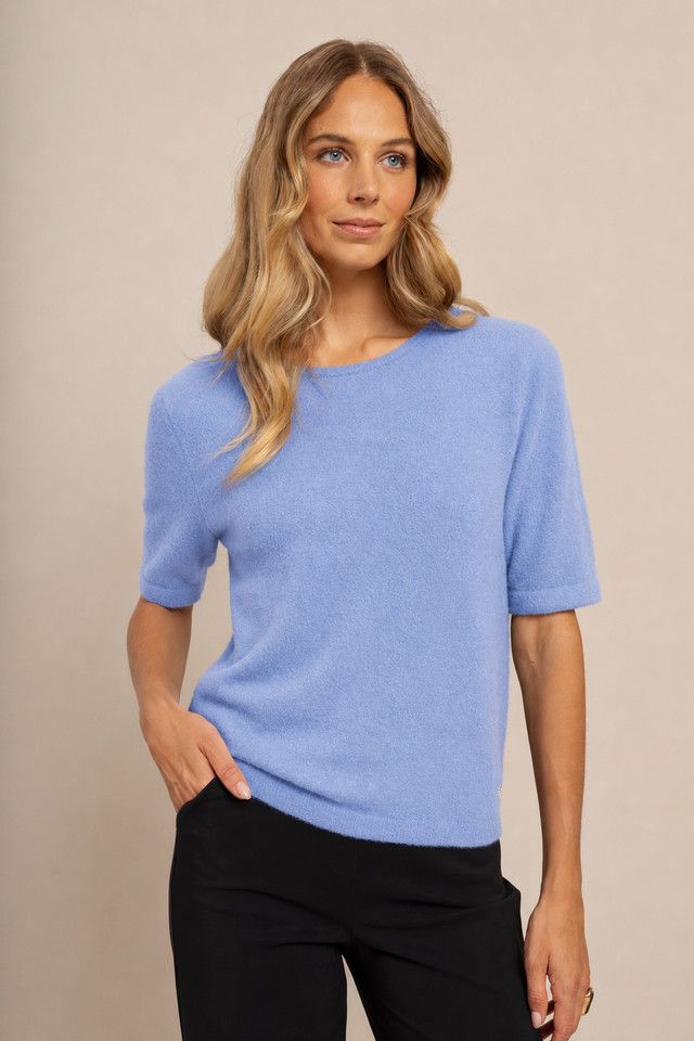 Felicia pullover sky blue | Studio Anneloes