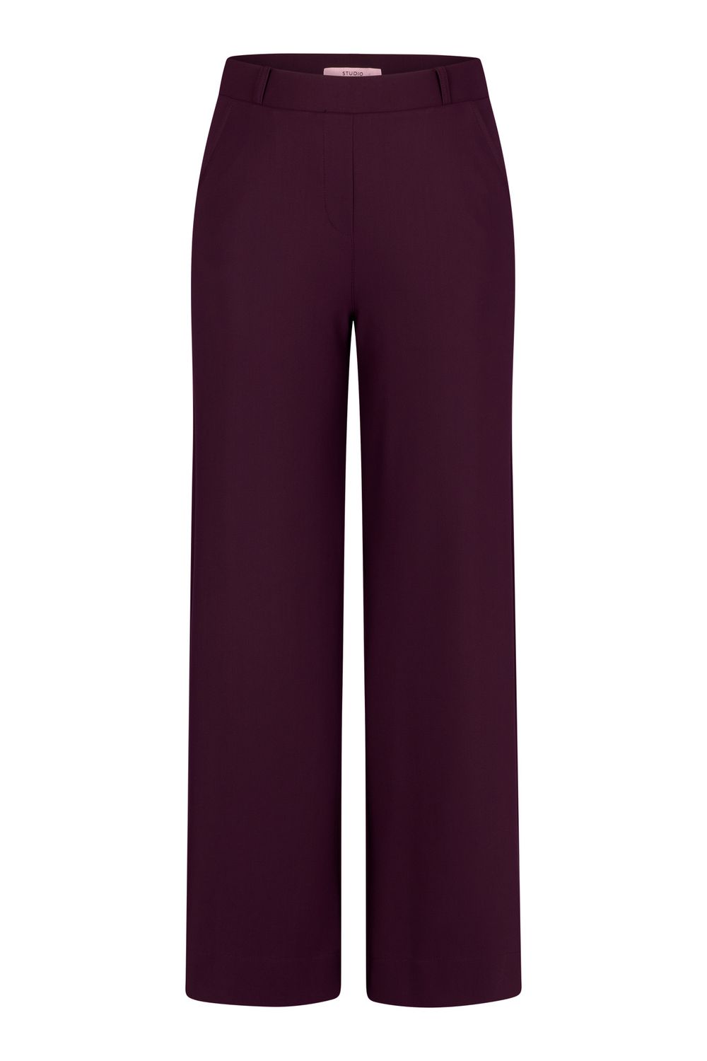 Lexie bonded trousers blackberry | Studio Anneloes Lexie bonded trousers blackberry | Studio Anneloes