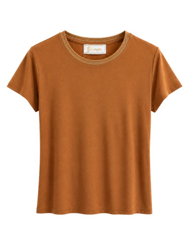 Anna shirt Tabak | Lorense