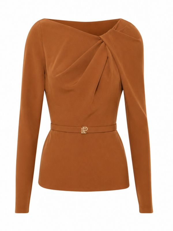 Alexandra top tabak | Lorense