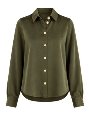 Sala blouse Olive | Lorense Sala blouse Olive | Lorense