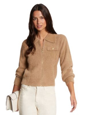 MDomi fluffy vest Latte | Morgan MDomi fluffy vest Latte | Morgan