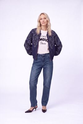 Floral jacket Multi blue | Florez Floral jacket Multi blue | Florez