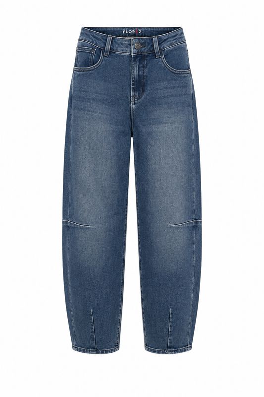 Tess barrel jeans Fancy Blue | Florez Tess barrel jeans Fancy Blue | Florez