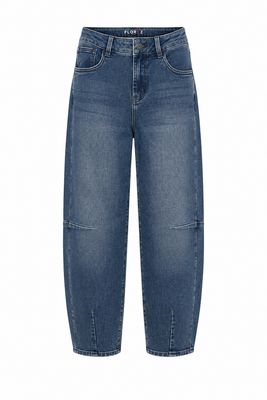 Tess barrel jeans Fancy Blue | Florez