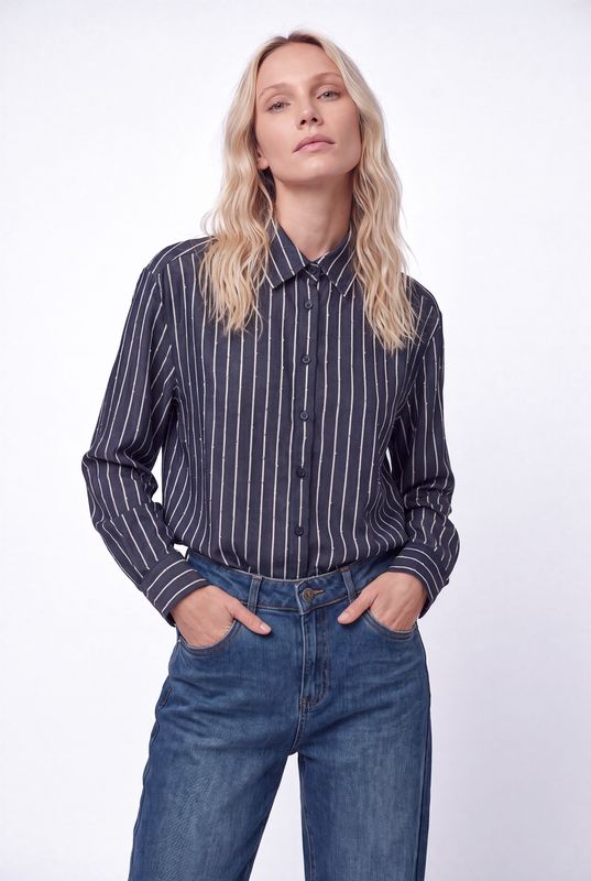 Lone blouse Navy Blue | Florez Lone blouse Navy Blue | Florez