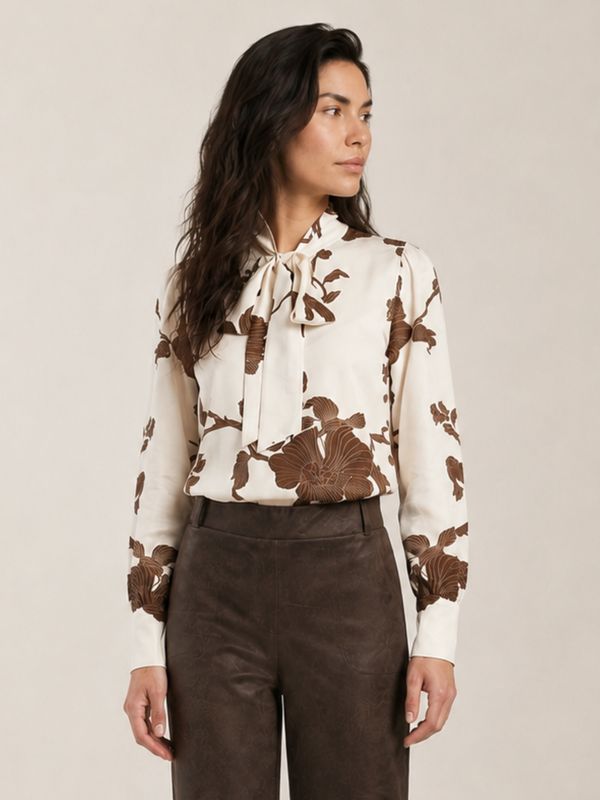 Farah blouse Jappa Ecru | Helena Hart Farah blouse Jappa Ecru | Helena Hart