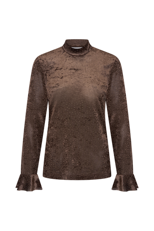 Helena Hart Pull Paillet Choco Helena Hart Pull Paillet Choco