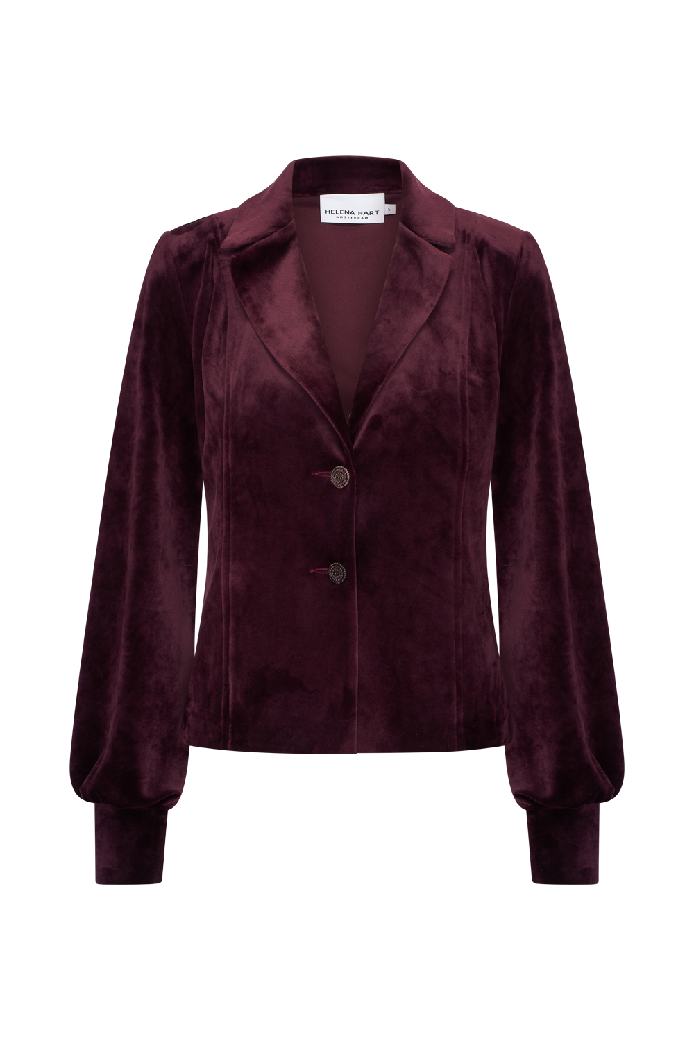Blazer Lora velour Burgundy | Helena Hart Blazer Lora velour Burgundy | Helena Hart