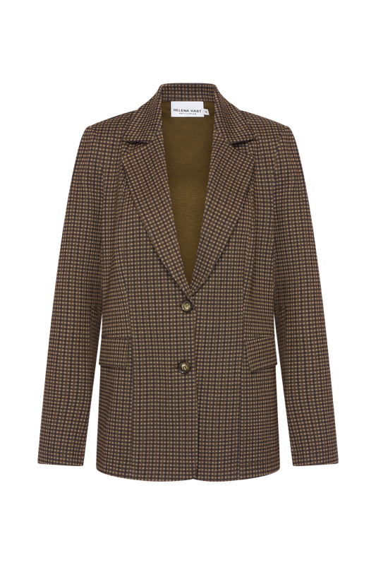 Helena Hart Blazer Nick Lano Harris Tweed Choco Helena Hart Blazer Nick Lano Harris Tweed Choco