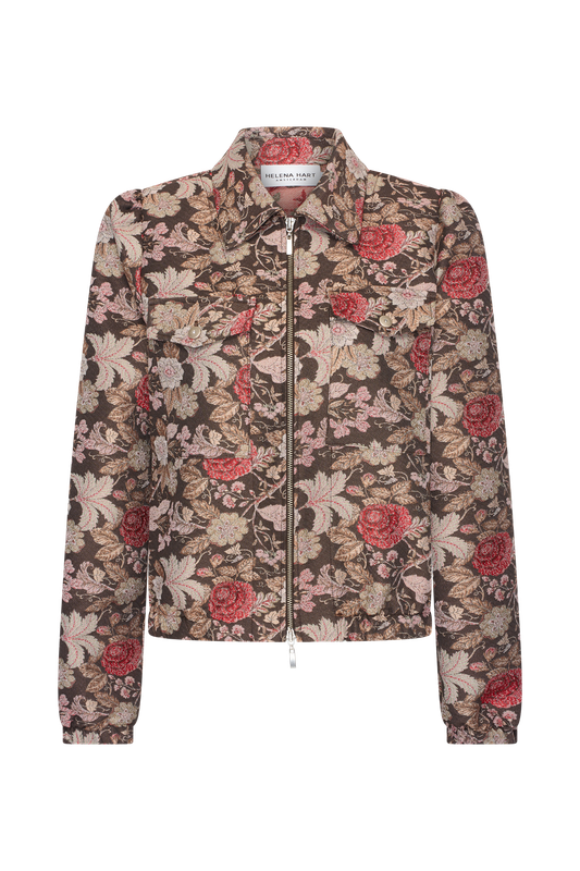 Helena Hart Blazer Riga Bloem – Choco Flower Helena Hart Blazer Riga Bloem – Choco Flower