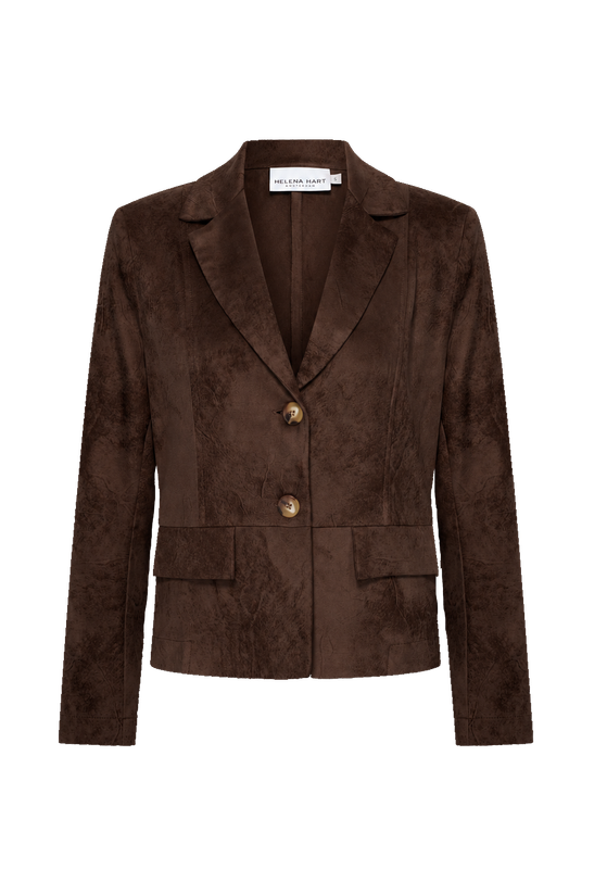 Helena Hart Quincy Blazer Biker Choco Helena Hart Quincy Blazer Biker Choco