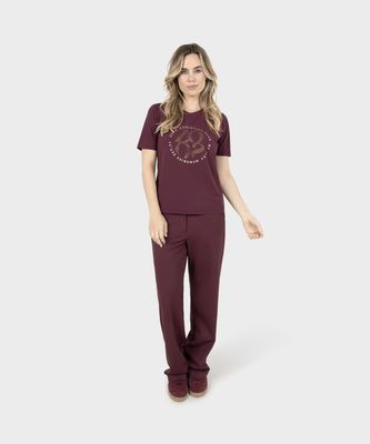 Zoso Britt T-Shirt Bordeaux Zoso Britt T-Shirt Bordeaux