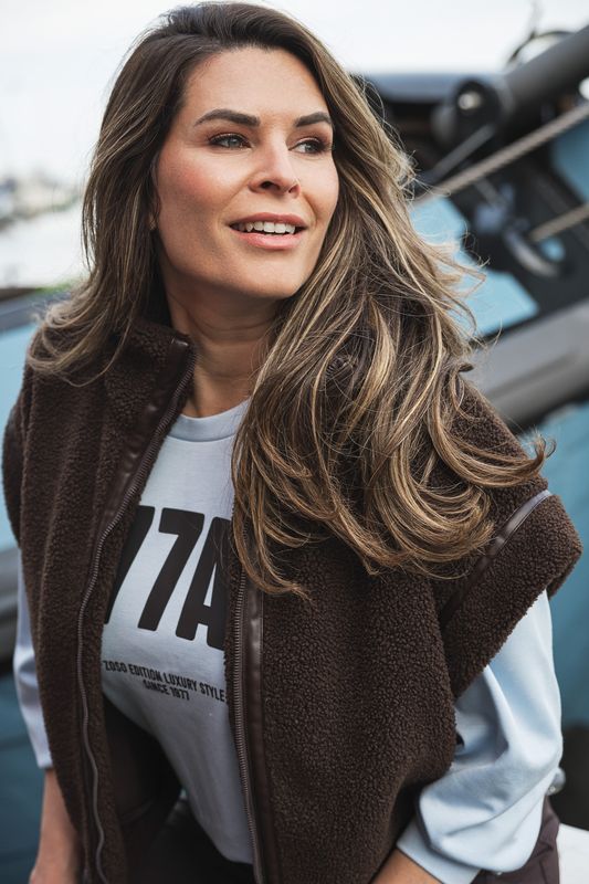 Zoso Annelot Gilet Espresso Zoso Annelot Gilet Espresso