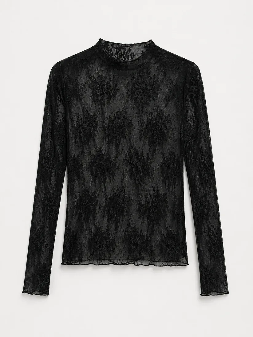 Juul & Belle Lace Top – Black