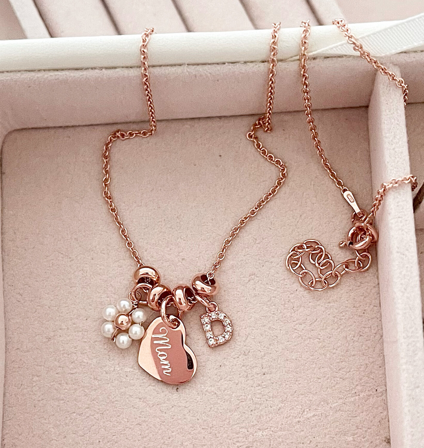 GIROCOLLO CUORE MOM E FIORE