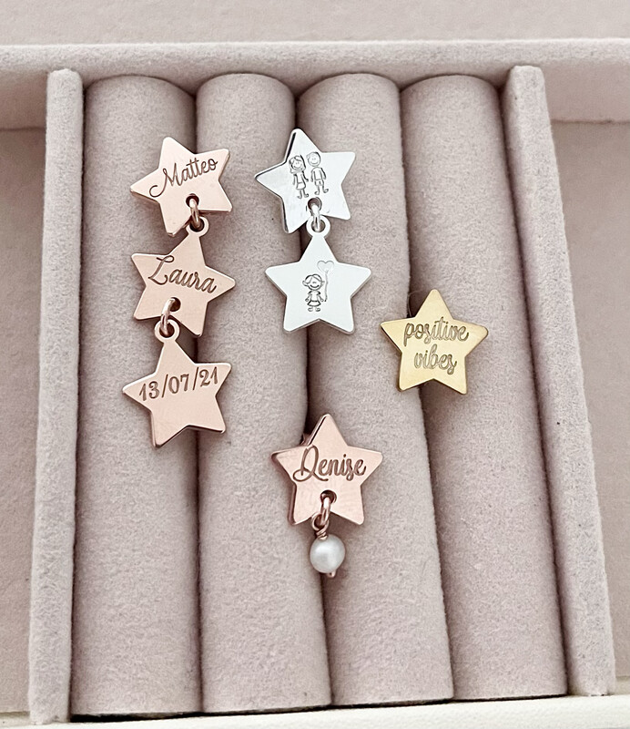 MONO ORECCHINO STELLE