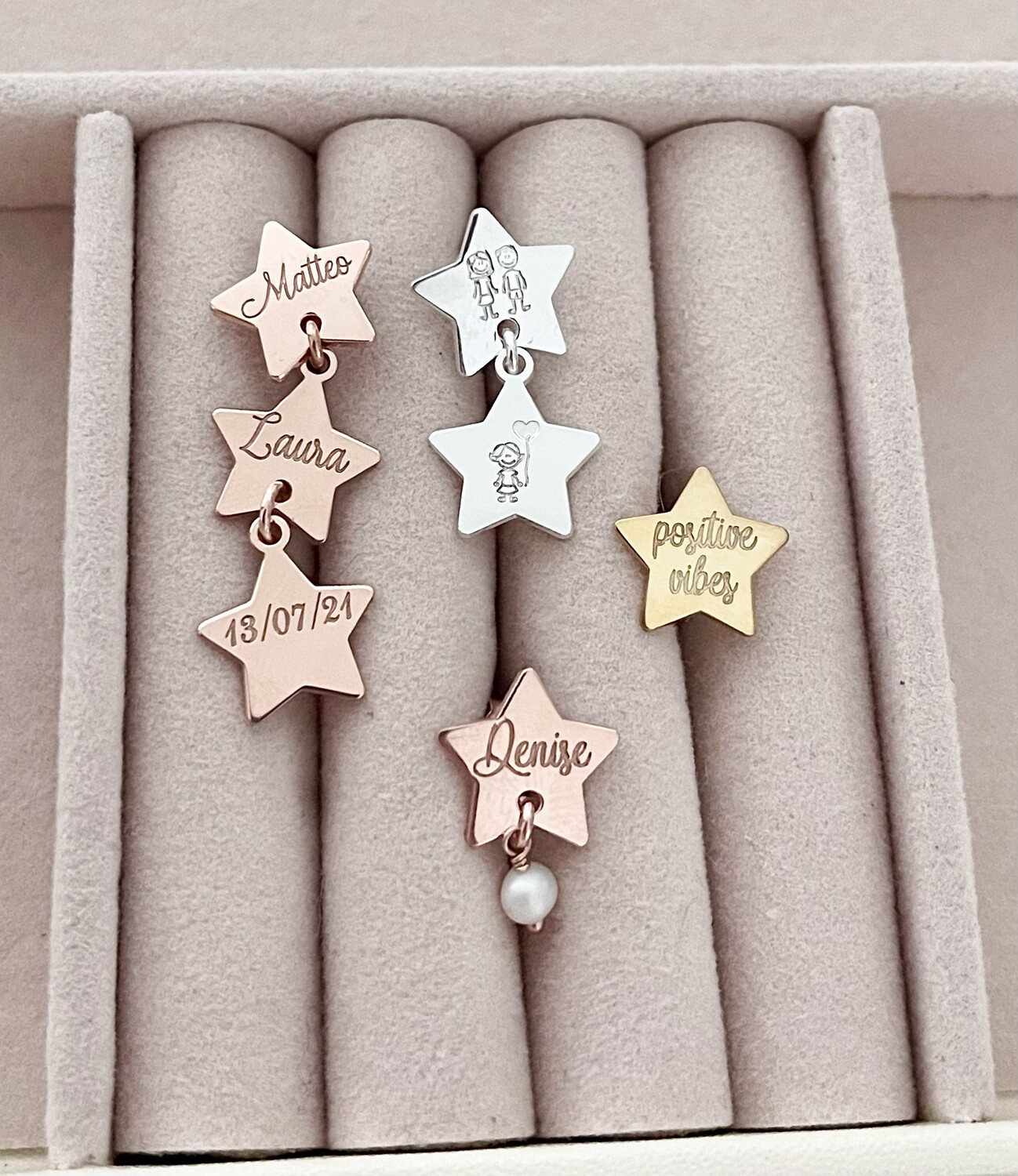 MONO ORECCHINO STELLE