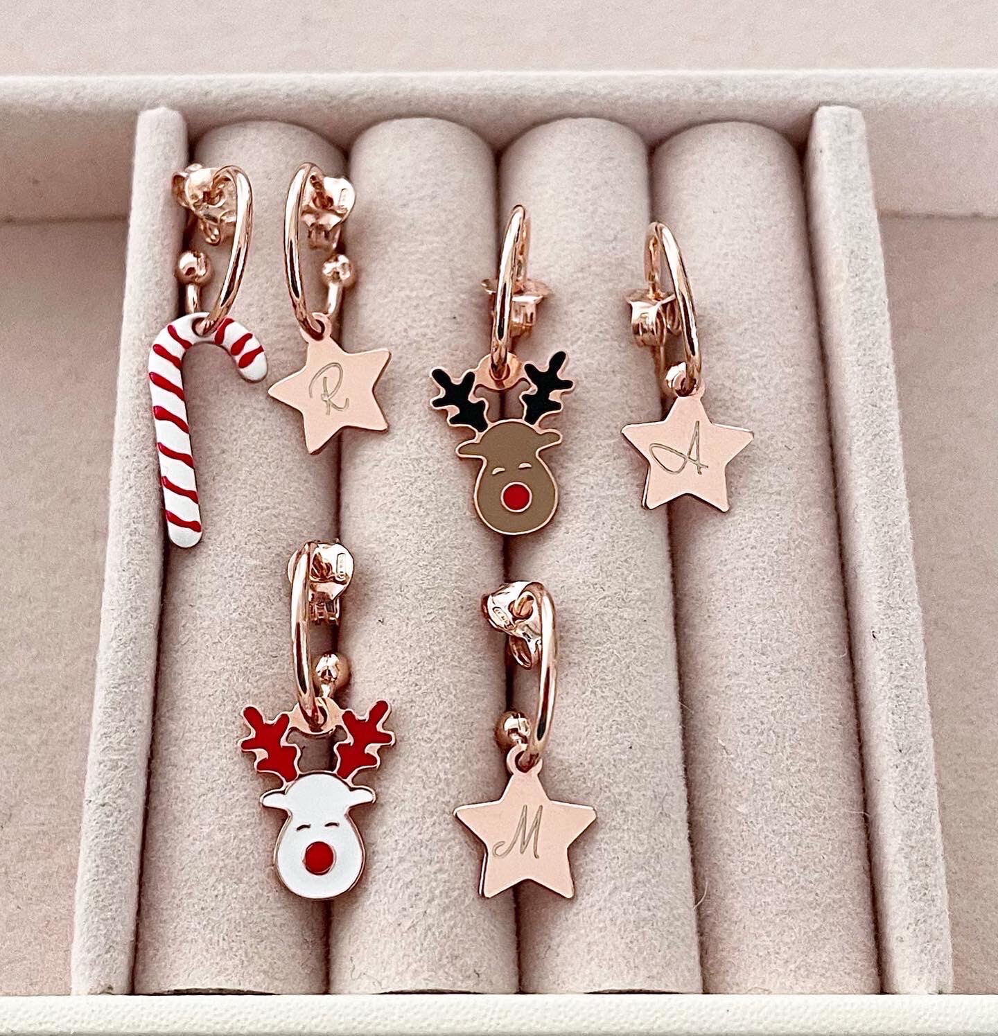 ORECCHINI NATALIZI CON STELLINA