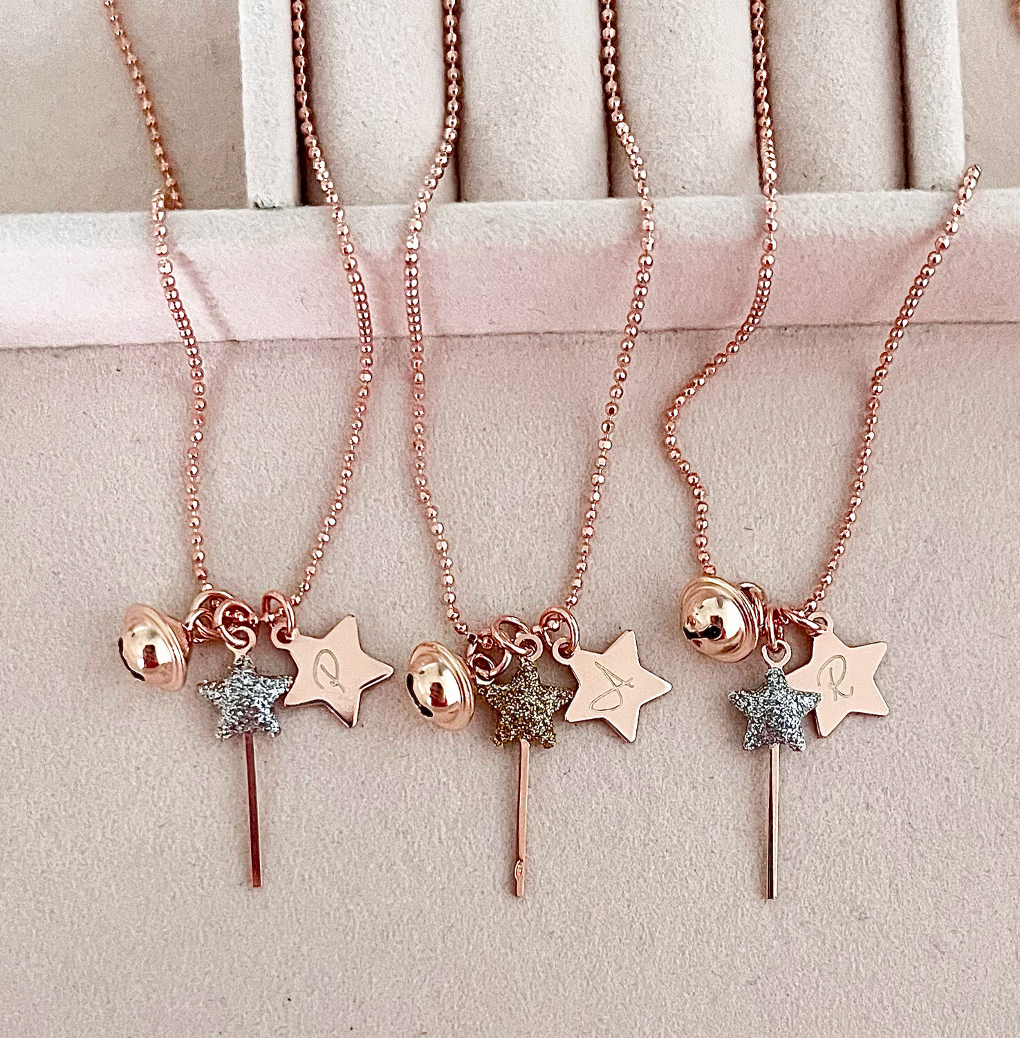 COLLANA BACCHETTA MAGICA E STELLINA
