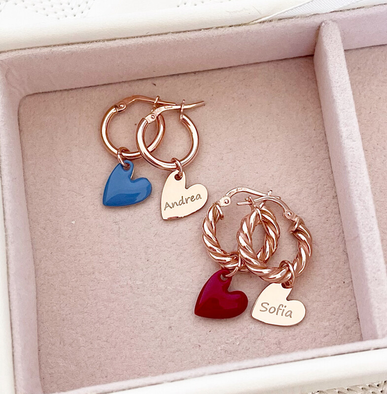 CERCHIETTI CUORE INCISO