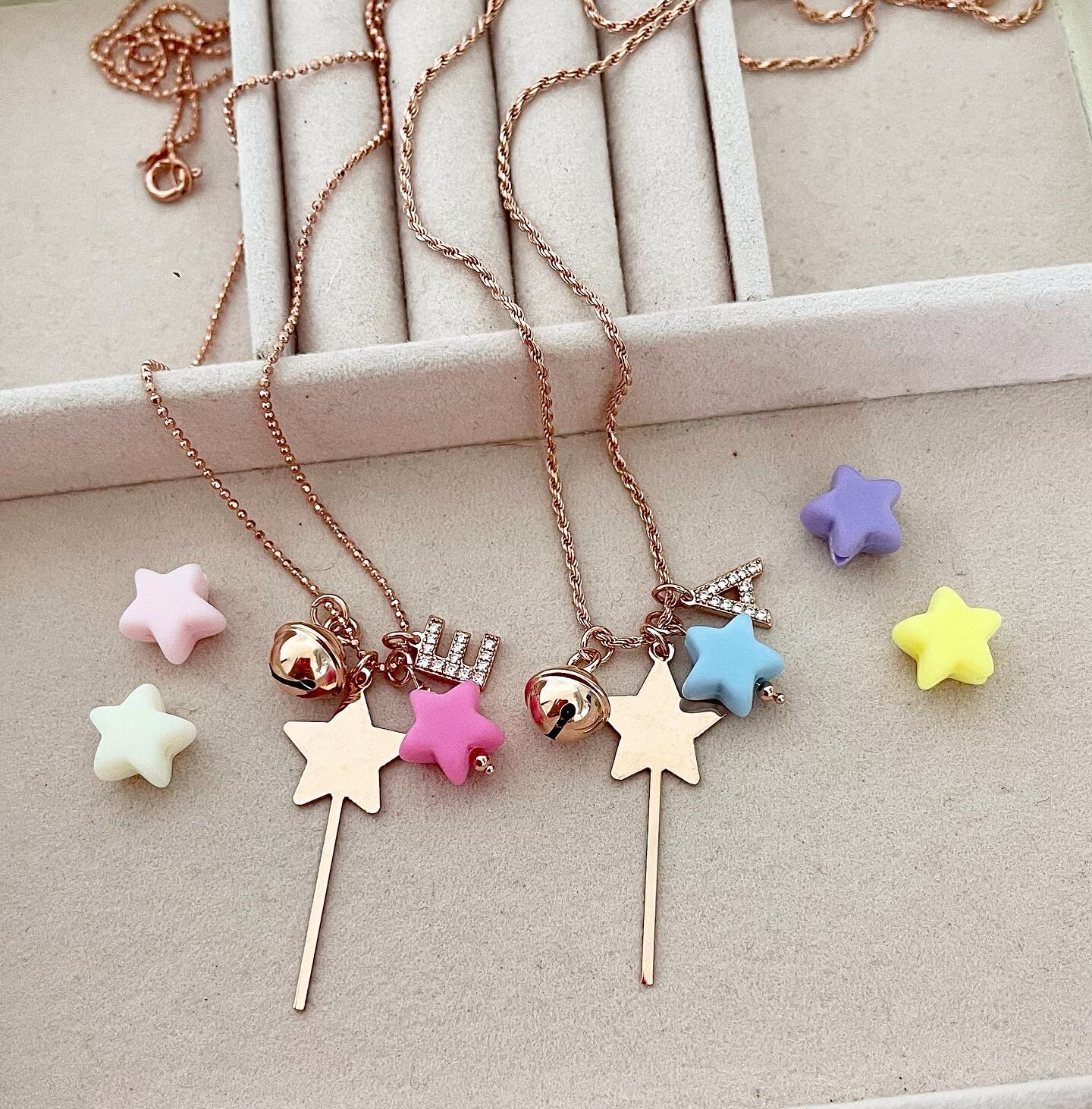 COLLANA BACCHETTA MAGICA E STELLINA