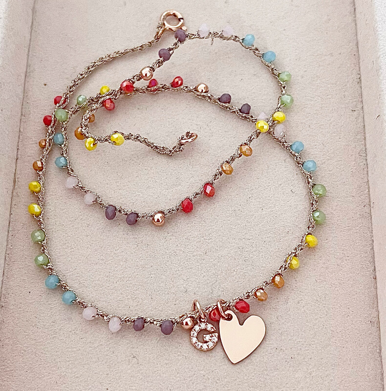 COLLANA - CAVIGLIERA ARCOBALENO