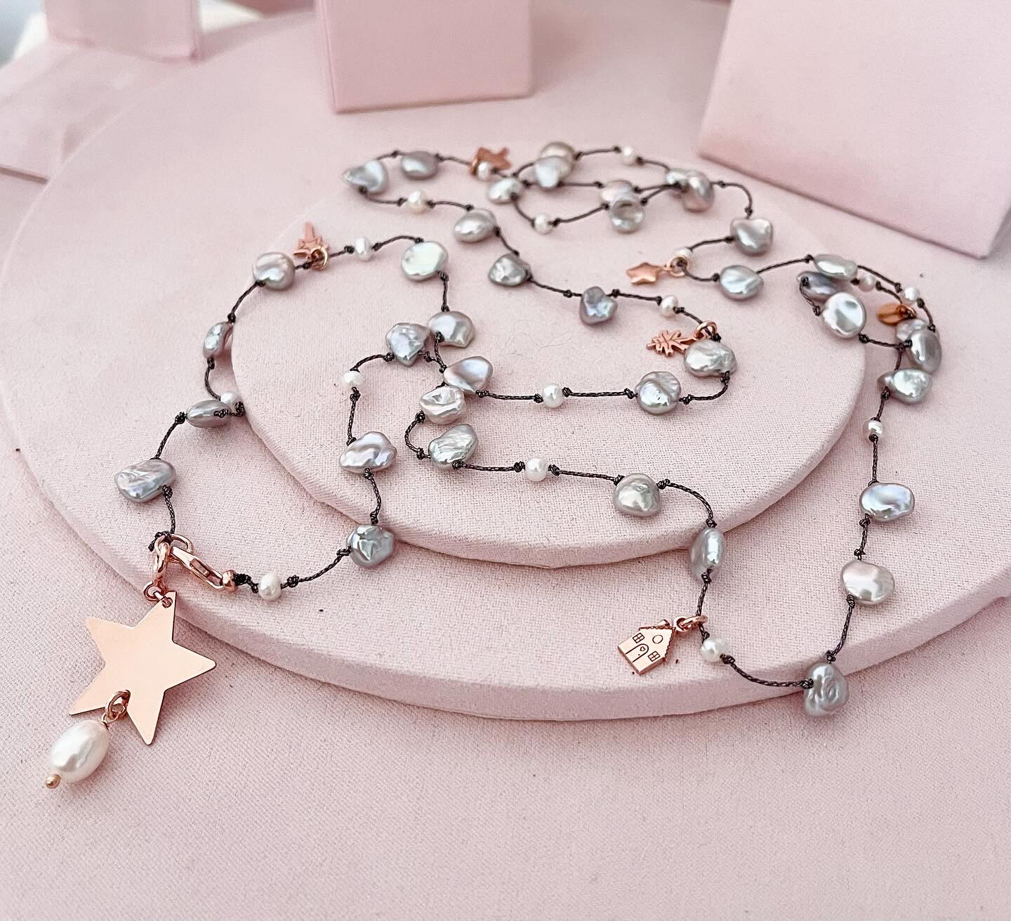 “LEGGERA” COLLANA 80cm