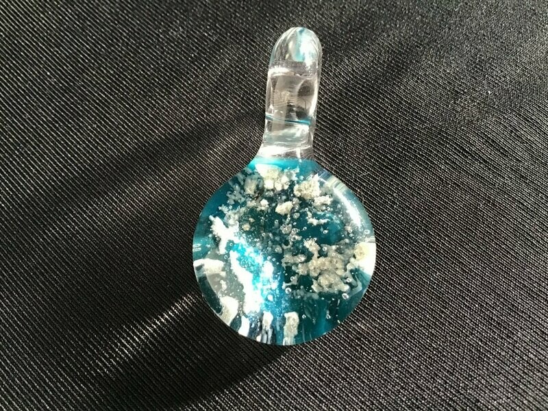 Blue Spruce Memorial Hemisphere Pendant