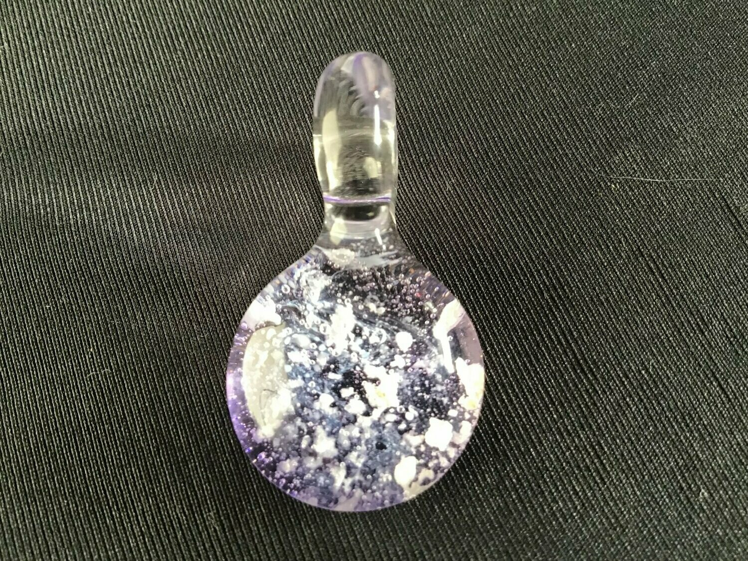 Purple Rain Memorial Hemisphere Pendant