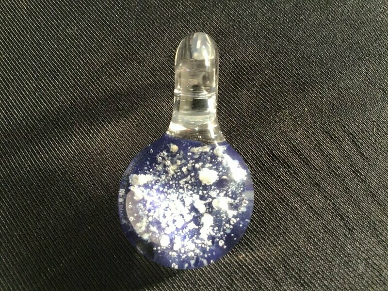 Purple Memorial Hemisphere Pendant