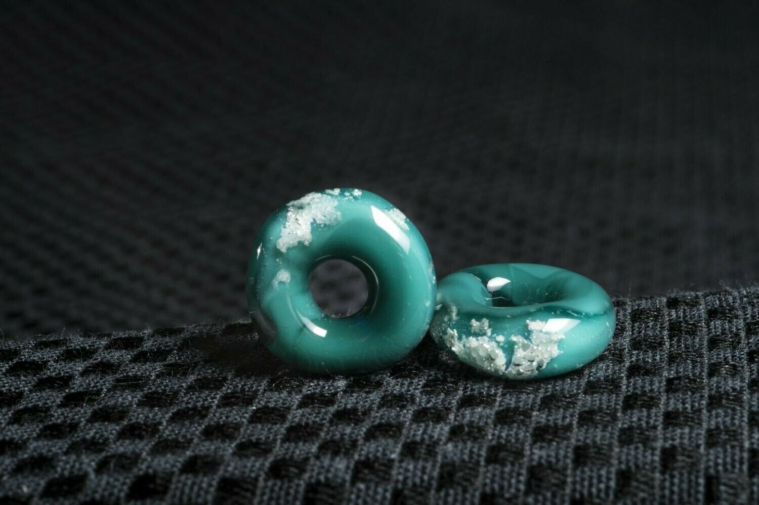 Aqua Memorial Ash Bead