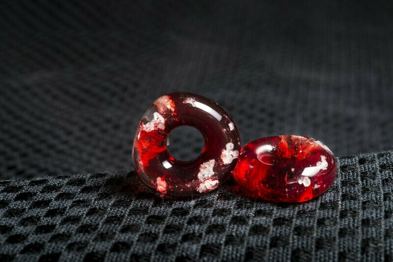 Pomegranate Memorial Ash Bead