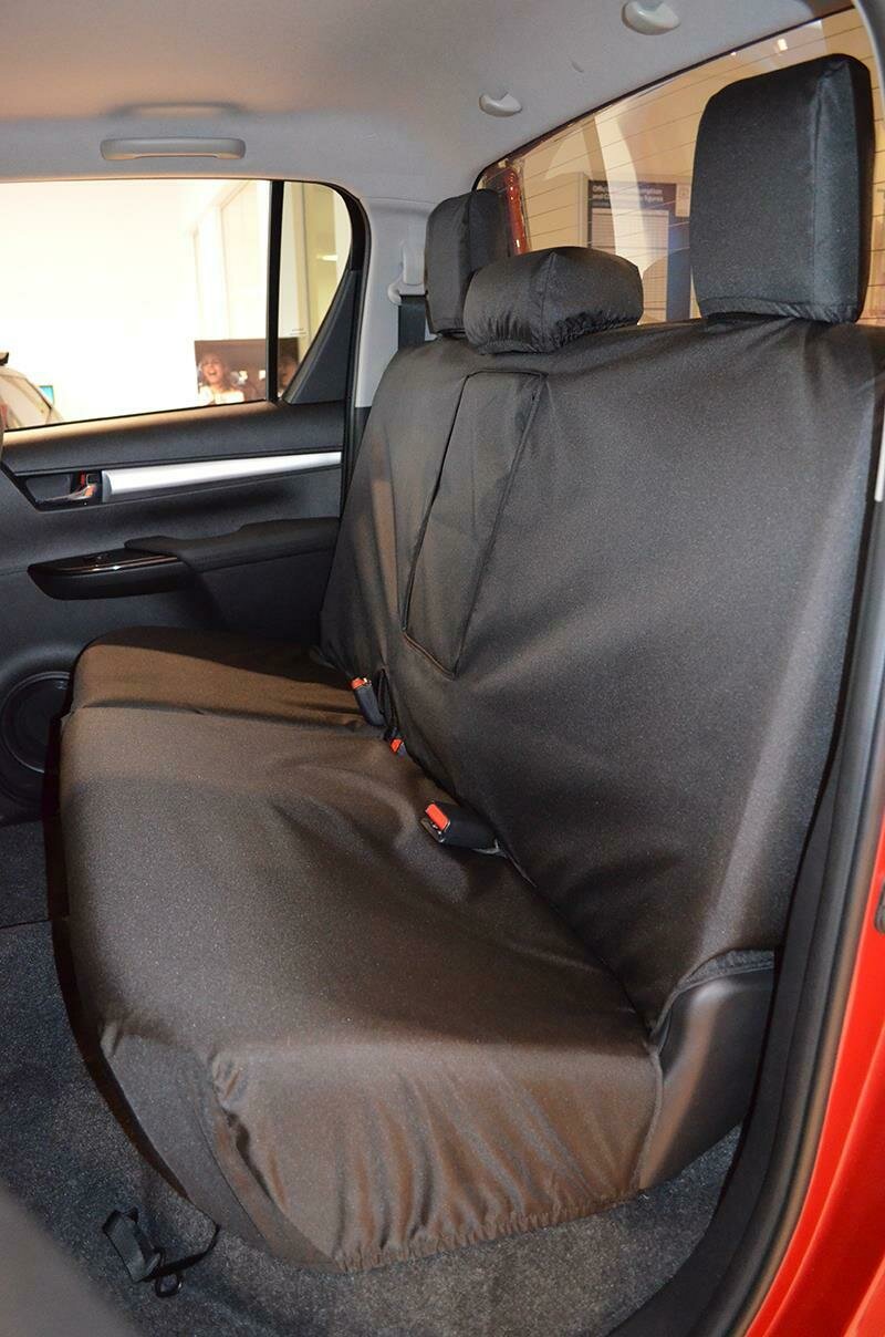 Waterproof Seat Cover Rear Bench - Toyota Hilux Double Cab