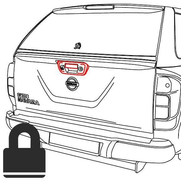 Road Ranger Tailgate Central Remote Locking Kit - Nissan NP300 Navara