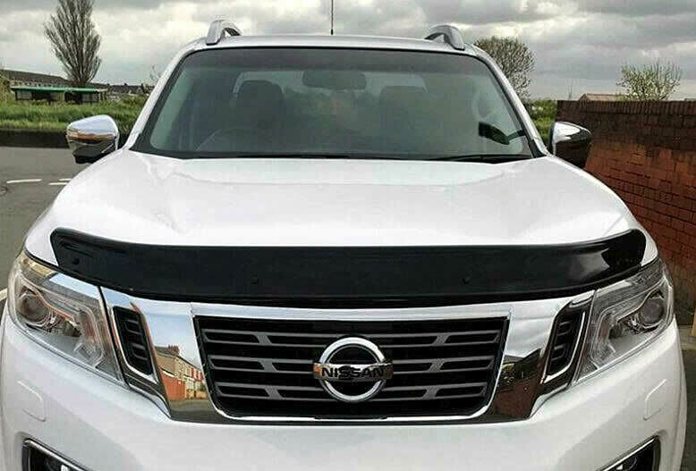 Bonnet Guard Short Visor (Bug Shield) - Nissan NP300 Navara