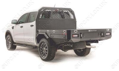 RSI Bed Replacement System Flat Bed Toyota Hilux 16+ Double Cab: Matte Black Finish