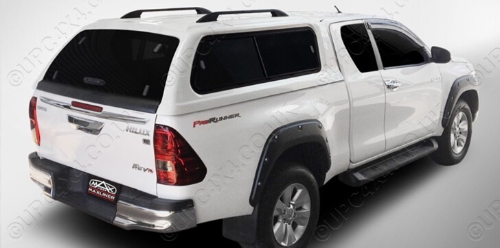 MaxTop 3 Glazed Hardtop - Toyota Hilux 16+ Extra Cab