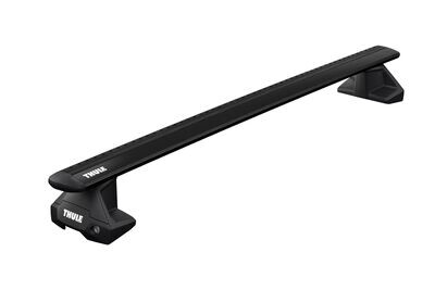Thule WingBar Evo Black Roof Bars - Toyota Hilux 05-16 pick up without Roof Rails
