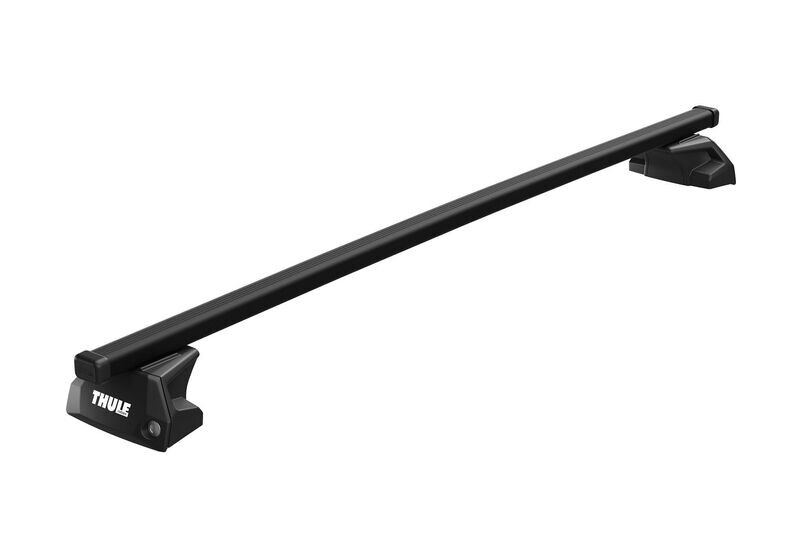 Thule SquareBar Evo Black Roof Bars Isuzu DMax 4dr Crew Cab 2021