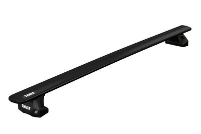 Thule WingBar Evo Black Roof Bars - VW Amarok 4-dr Double Cab with Fixed Points
