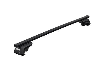 Thule SquareBar Evo Black Roof Bars - Mercedes X-Class pick up without Roof Rails