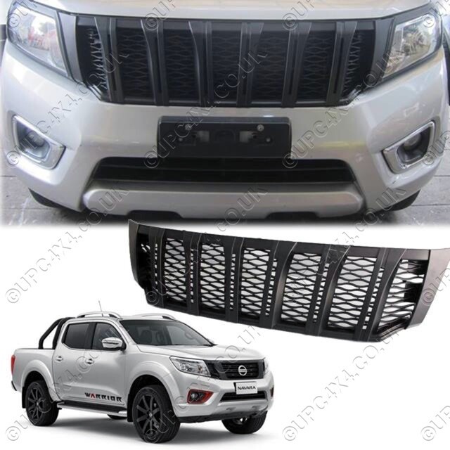 Front Black Grille Replacement - Nissan Navara NP300 2016+