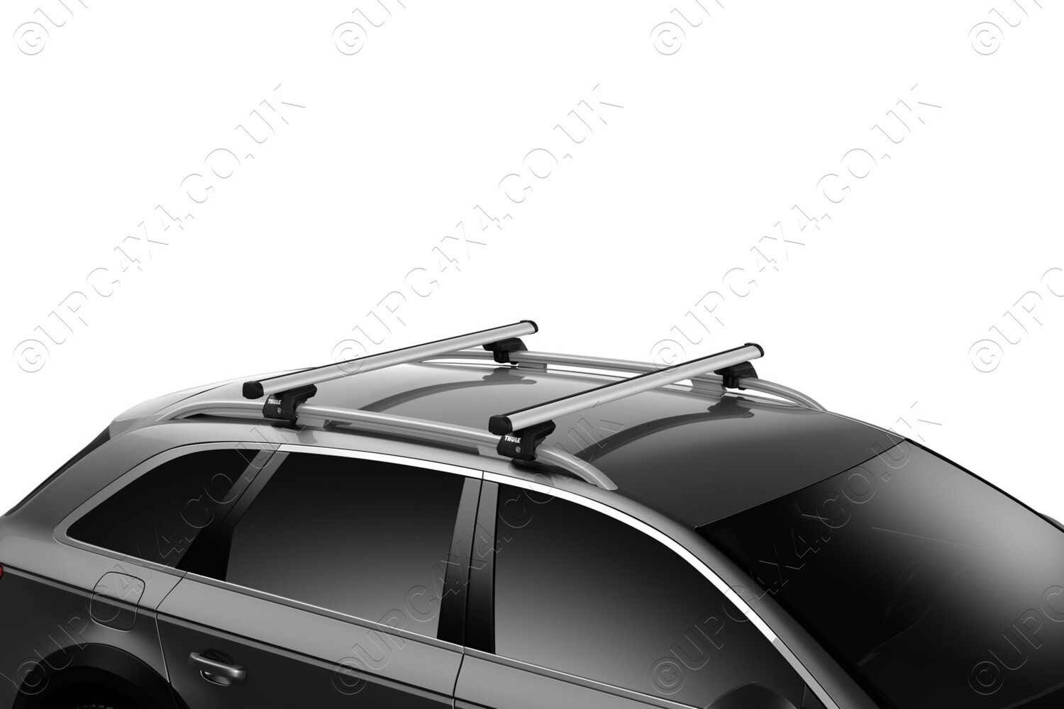 Thule ProBar Evo Aluminium Roof Bars - Nissan Navara NP300 Double Cab (D23) 16+ pick up with Roof Rails