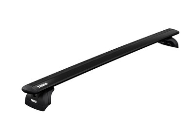 Thule WingBar Evo Black Roof Bars - Fiat Fullback Double Cab 2016+ with Fixed Points
